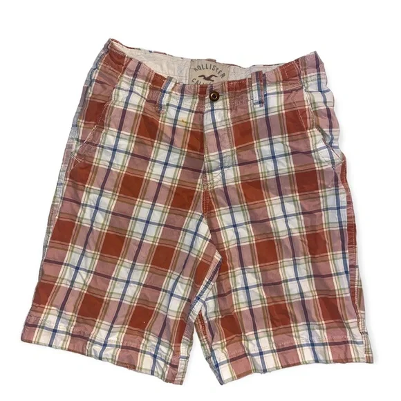 Hollister Shorts Hollister Mens Plaid Cargo Shorts Poshmark